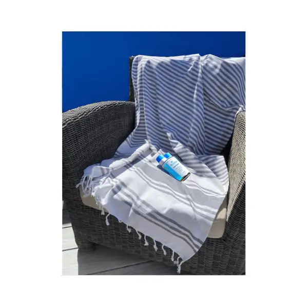 Fouta rayas beig